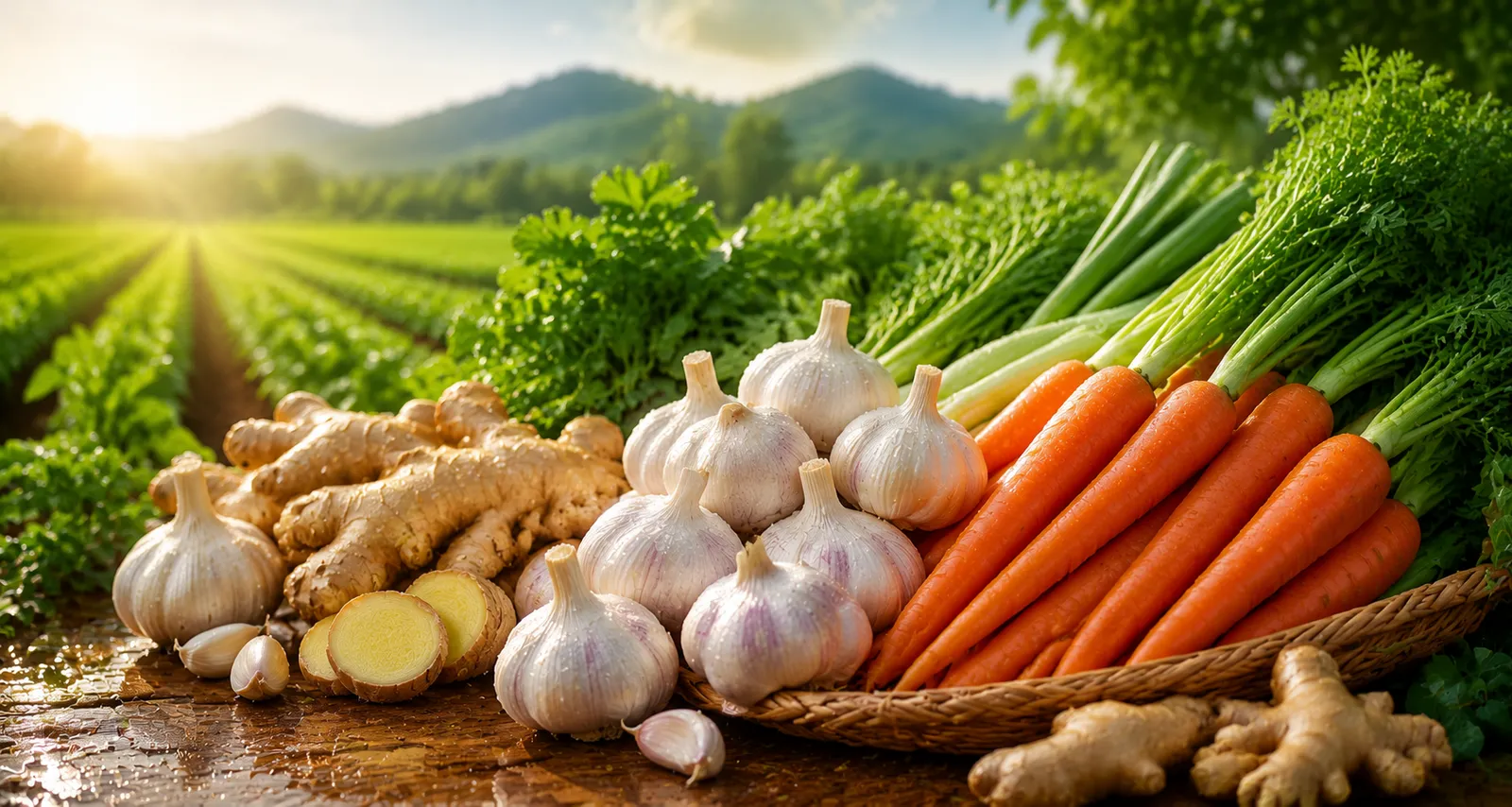 Fresh produce prepared for export supply