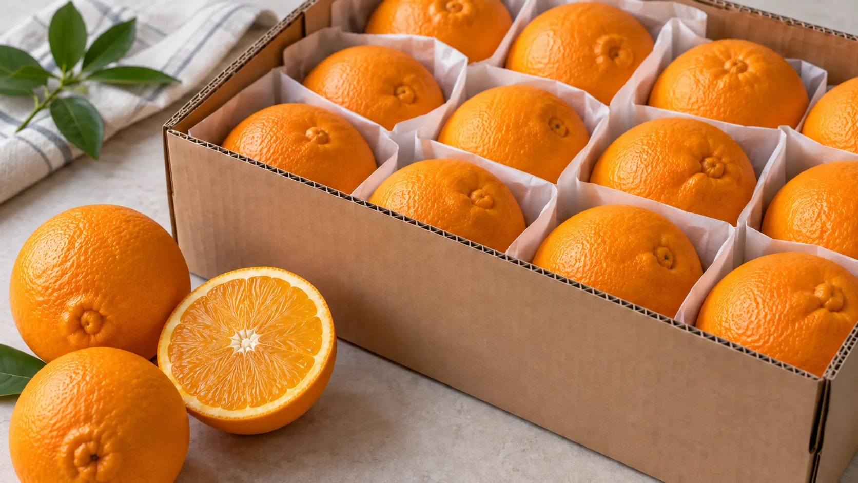 Апельсины Навел Изображение продукта для оценки закупки конкретной партии.